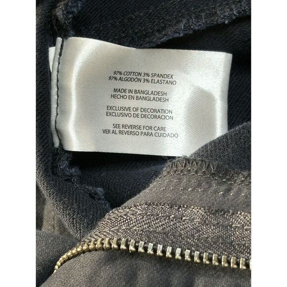 Gap Skinny Pants 14 Back Pockets Black Cotton Stretch New - Picture 8 of 12